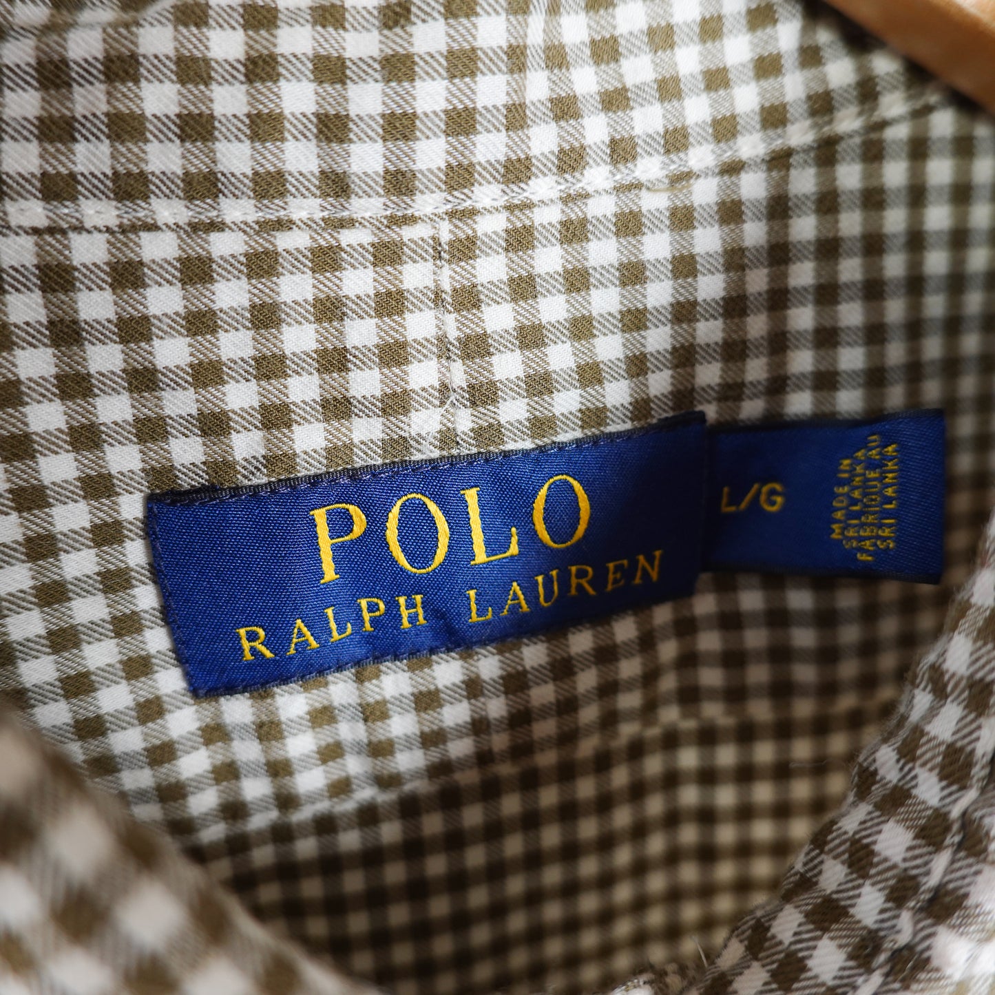Polo Ralph Lauren Checkered Button Up - Size L