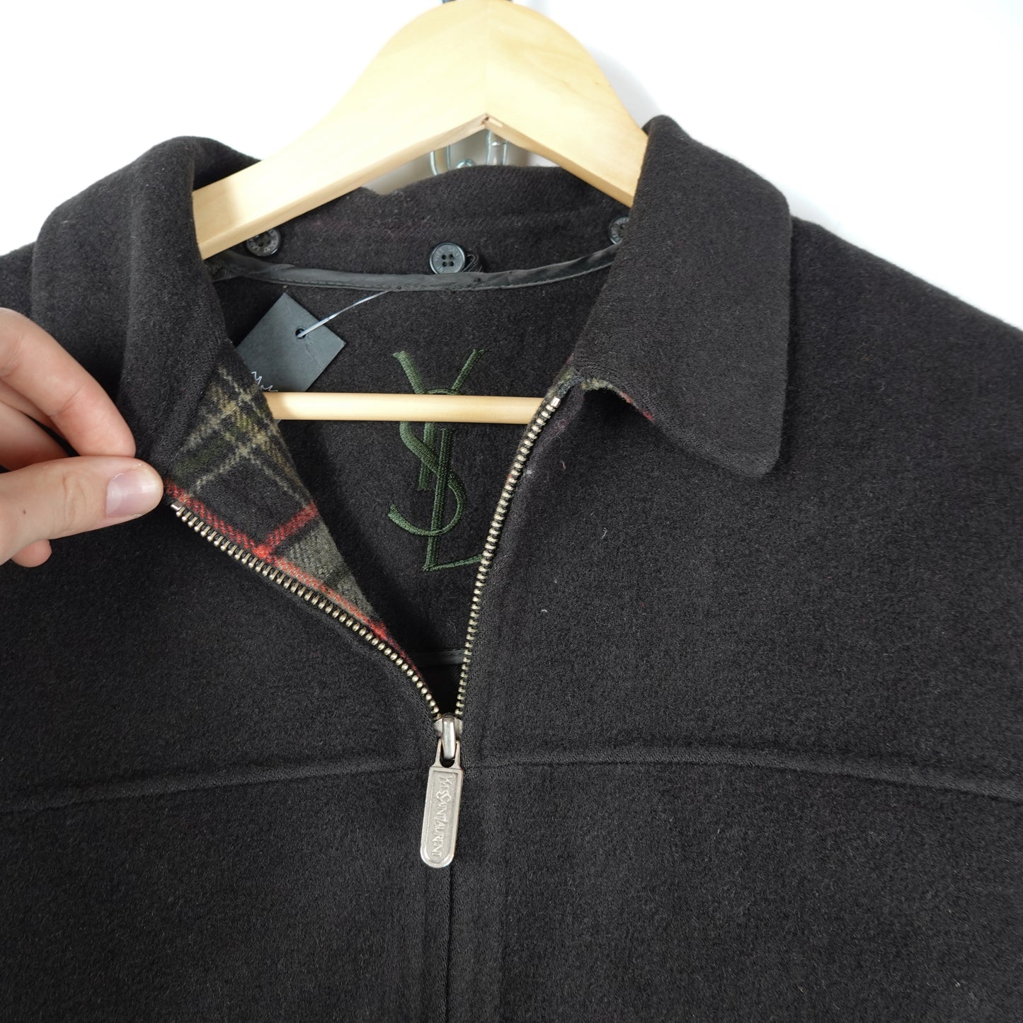 Vintage Yves Saint Laurent Wool Jacket - Size S