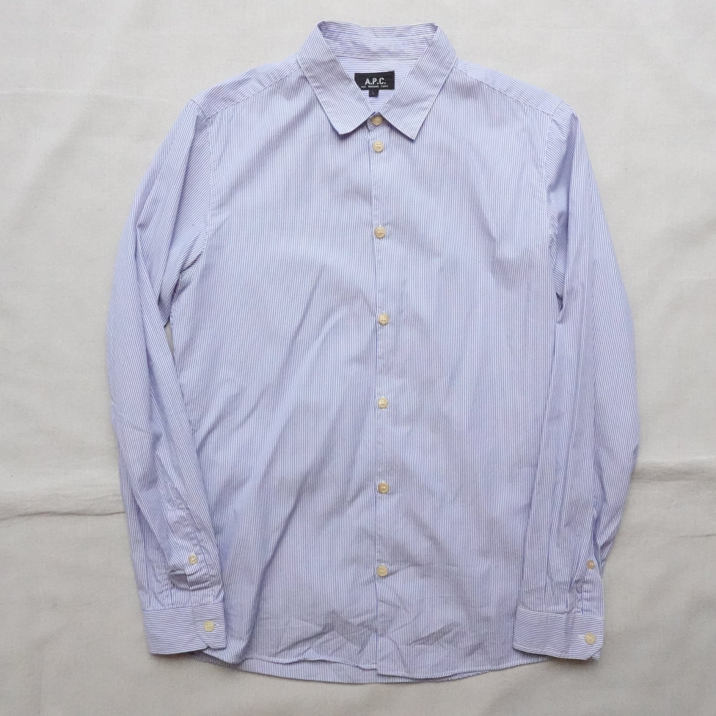 APC Pin Stripe Button Up - Size L