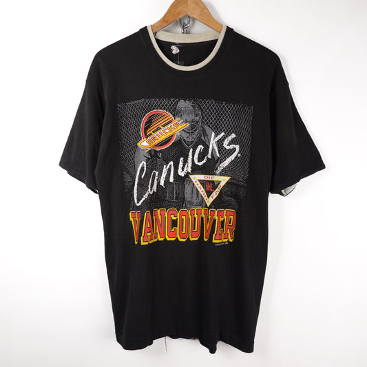 1990 Canucks Goalie Tee - Size L