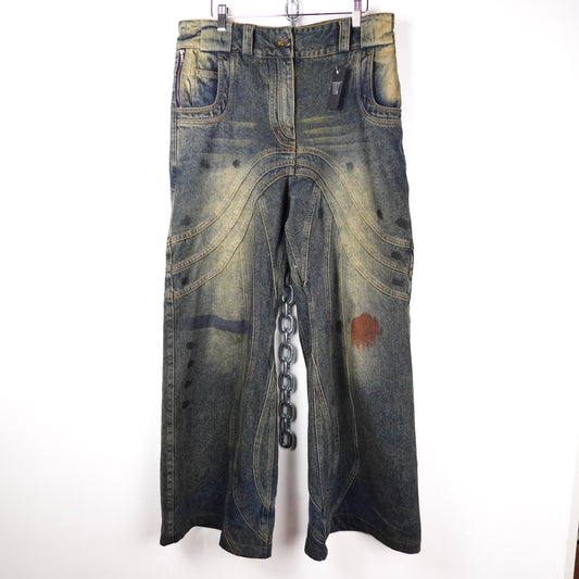 No Faith Studios Wavy Denim - Size 32