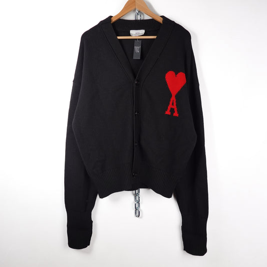 Ami Wool Knit Cardigan - Size L