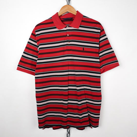 Polo RL Golf Striped Polo Shirt - Size L