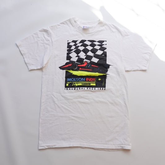 Vintage Molson Indy Vancouver White Tee - Size S