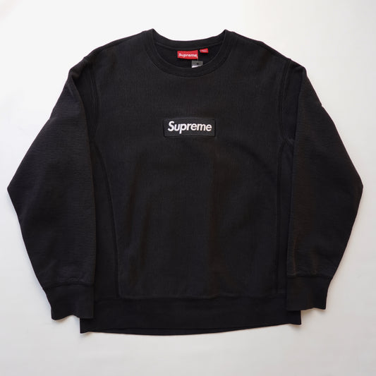 Supreme Box Logo Black Crewneck - Size L