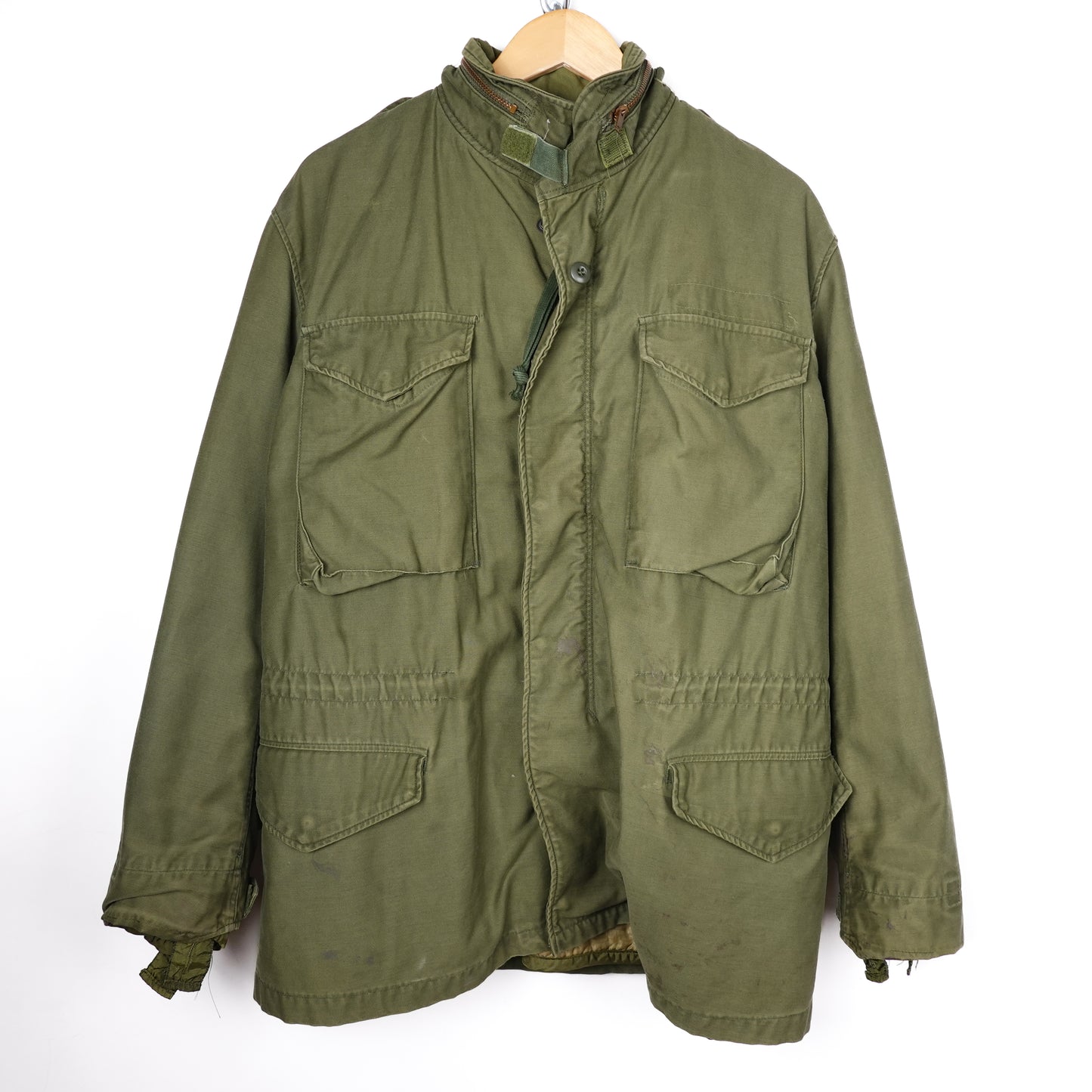 Vintage Military Heavy Coat - Size L