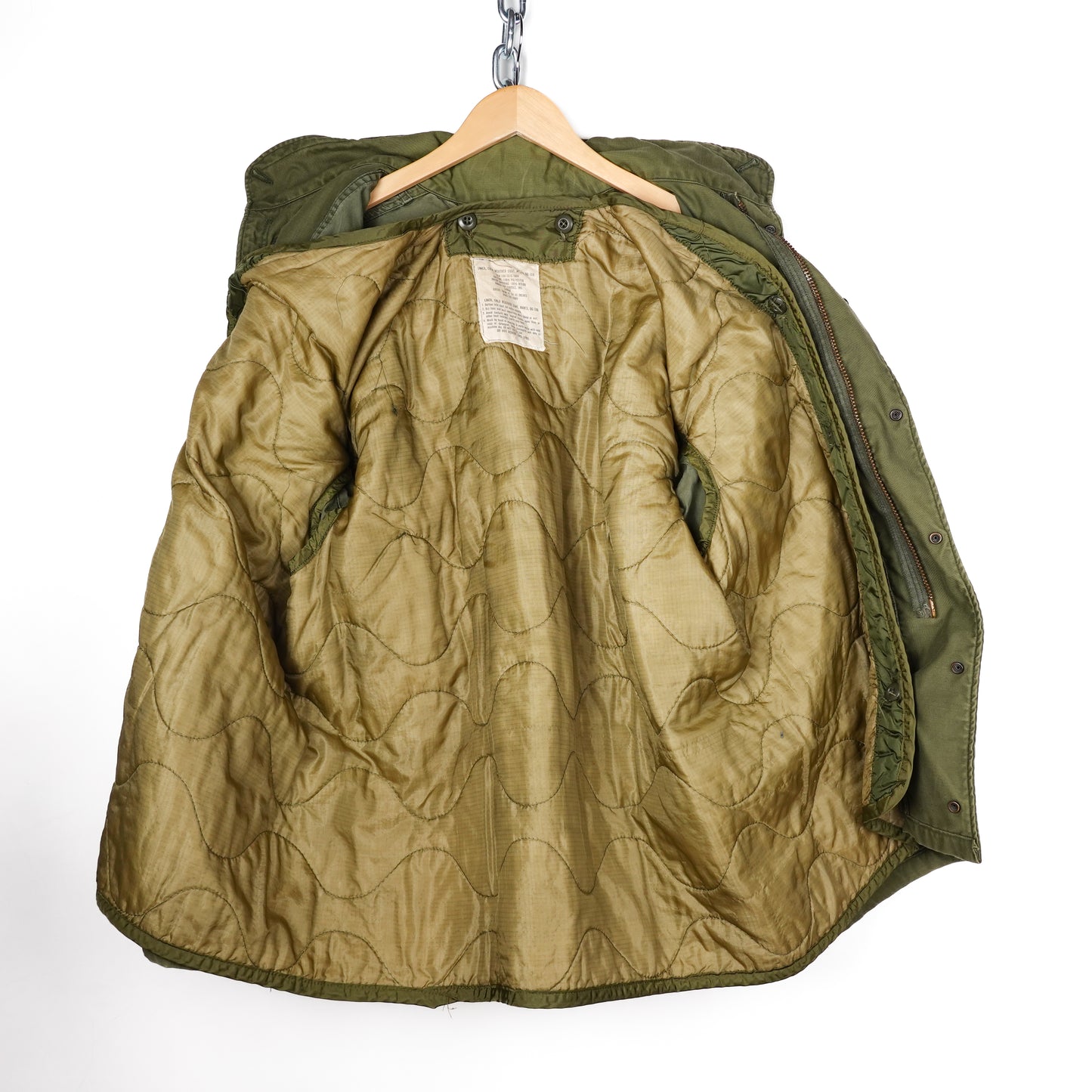 Vintage Military Heavy Coat - Size L