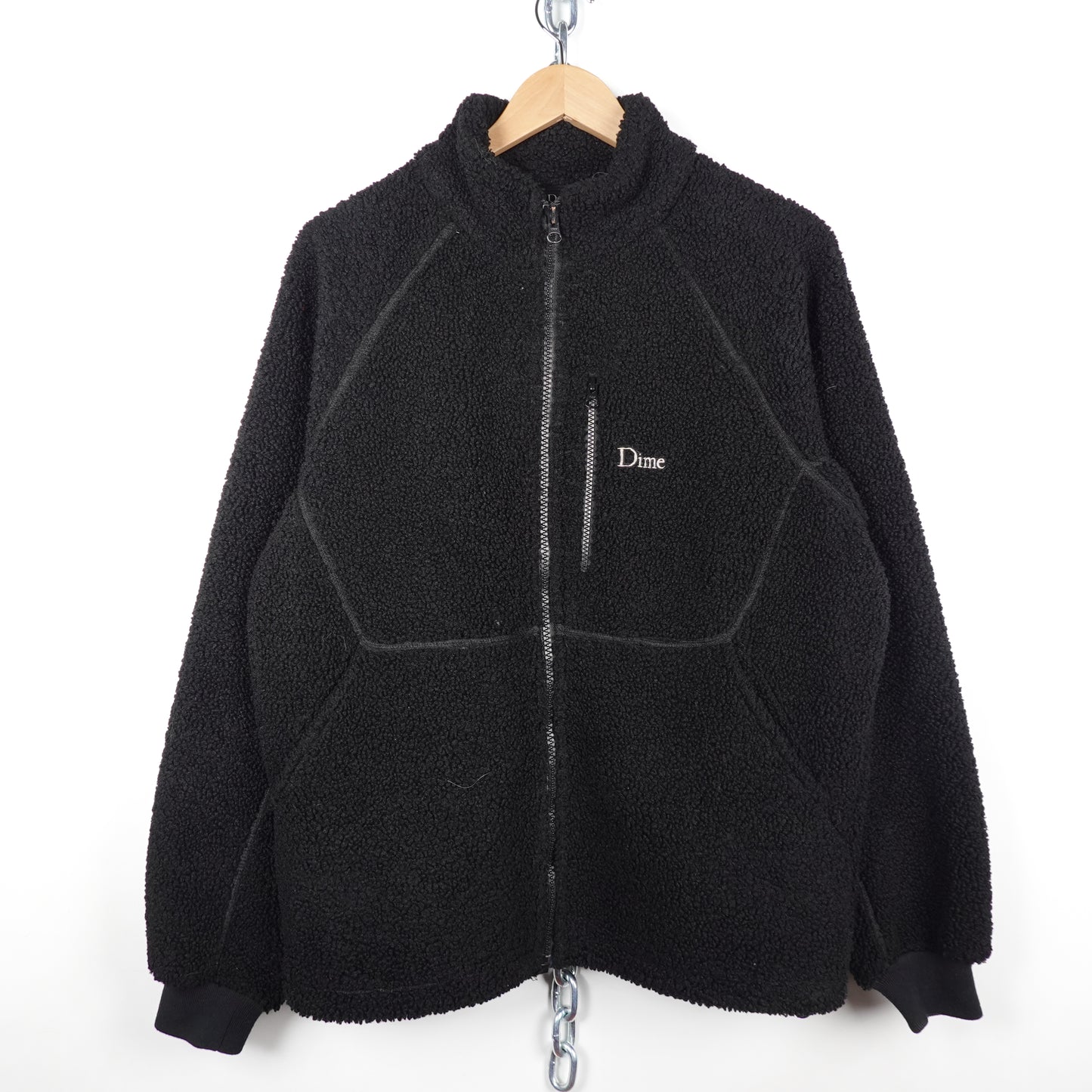 Dime Sherpa Fleece Black - Size M