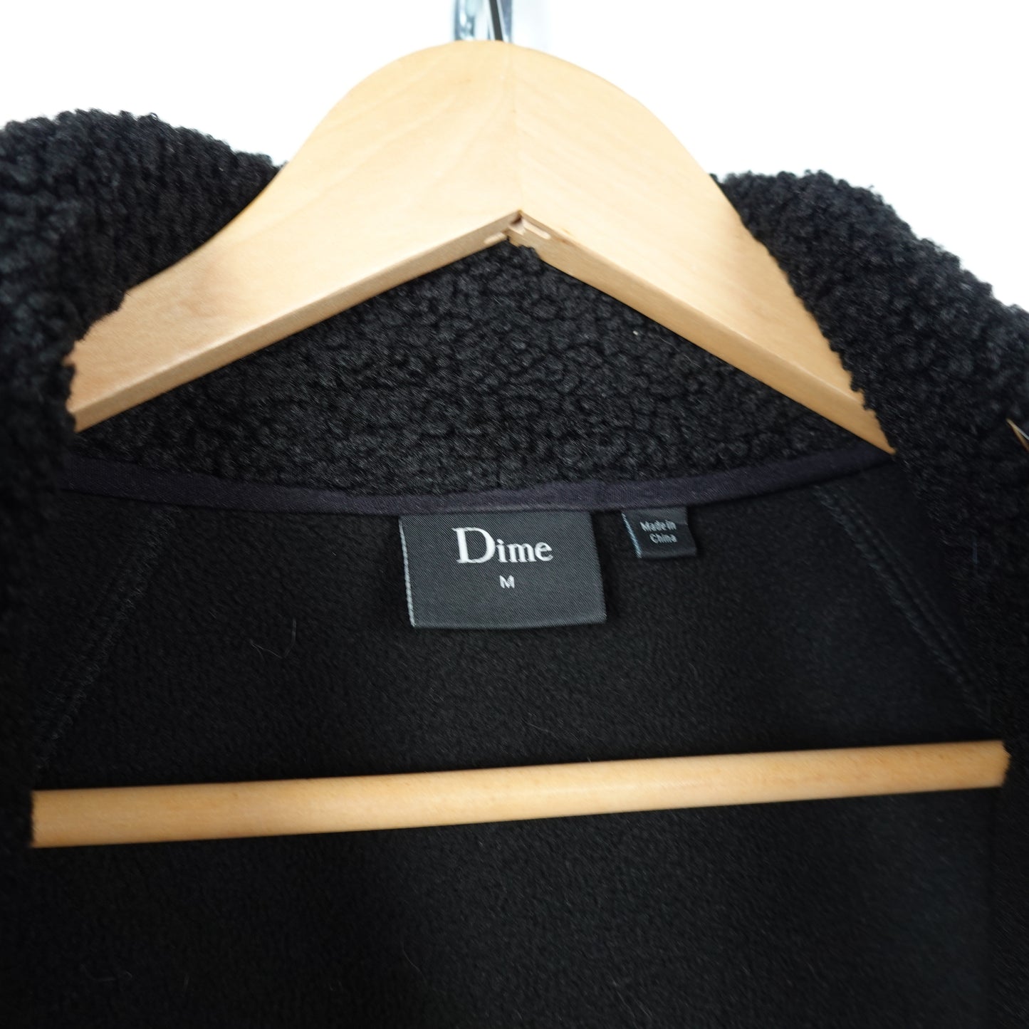 Dime Sherpa Fleece Black - Size M