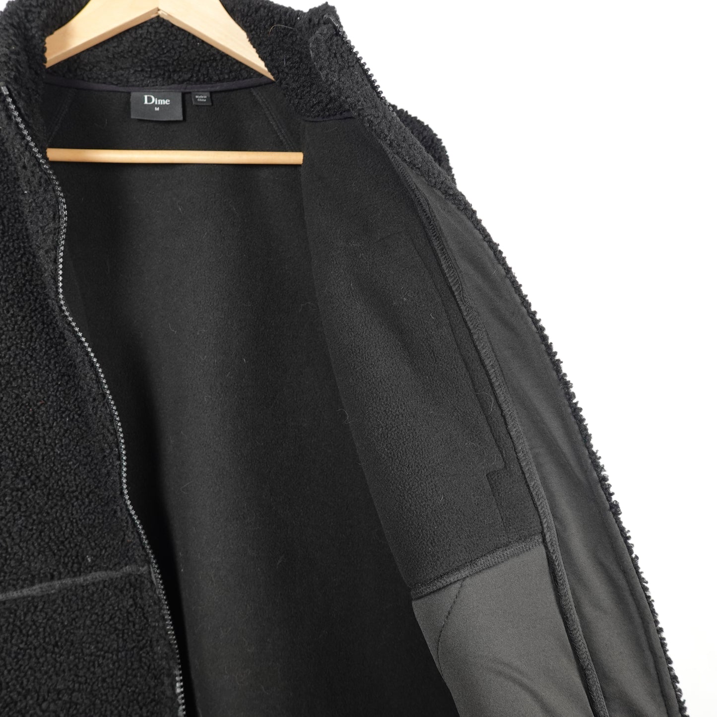 Dime Sherpa Fleece Black - Size M