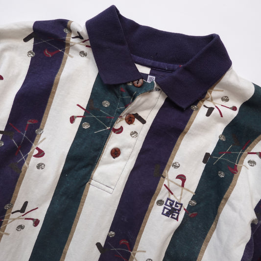 1990s Givenchy Golf Clubs Polo - Size L