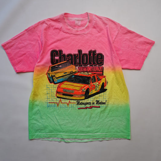 1990s Charlotte Nascar Tee - Fits L