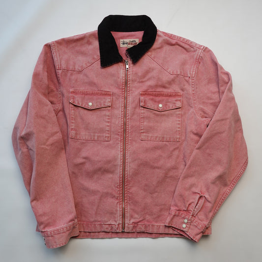 Stussy Workwear Western Jacket Pink - Size M