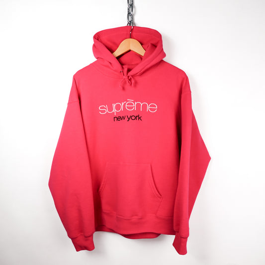 SS26 Supreme Classic Logo Hoodie - Size L