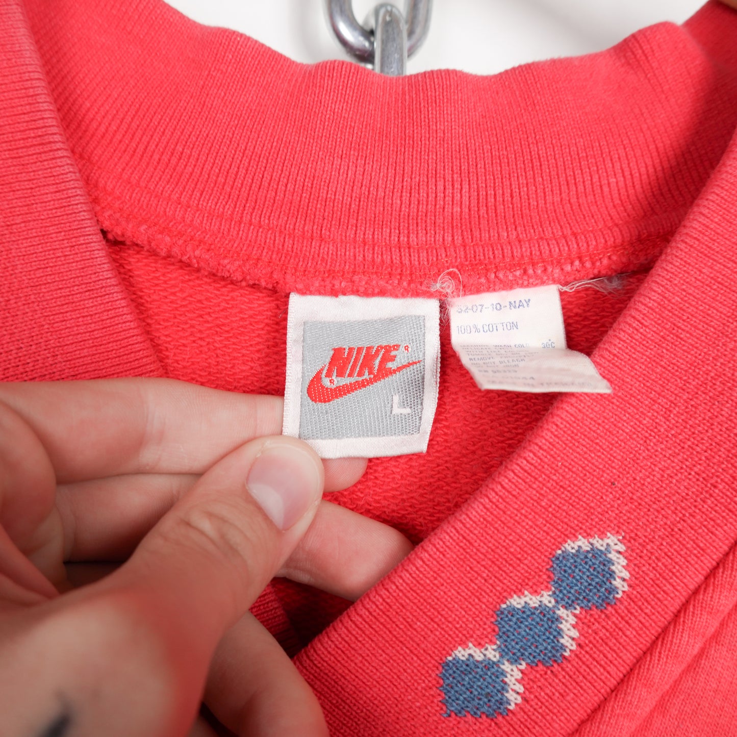 Vintage Nike Red Sweater Vest - Size L