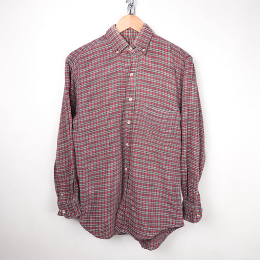 Vintage Plaid Button up - Size M