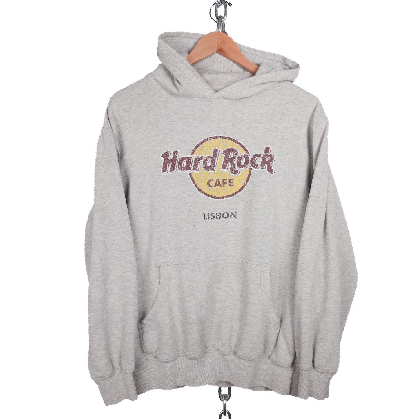 Vintage Hard Rock Lisbon Hoodie - Size L