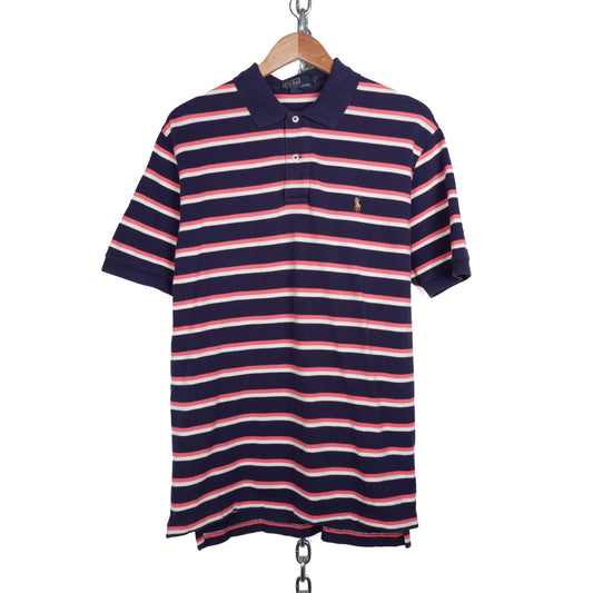 Polo RL Pink Striped Shirt - Size L