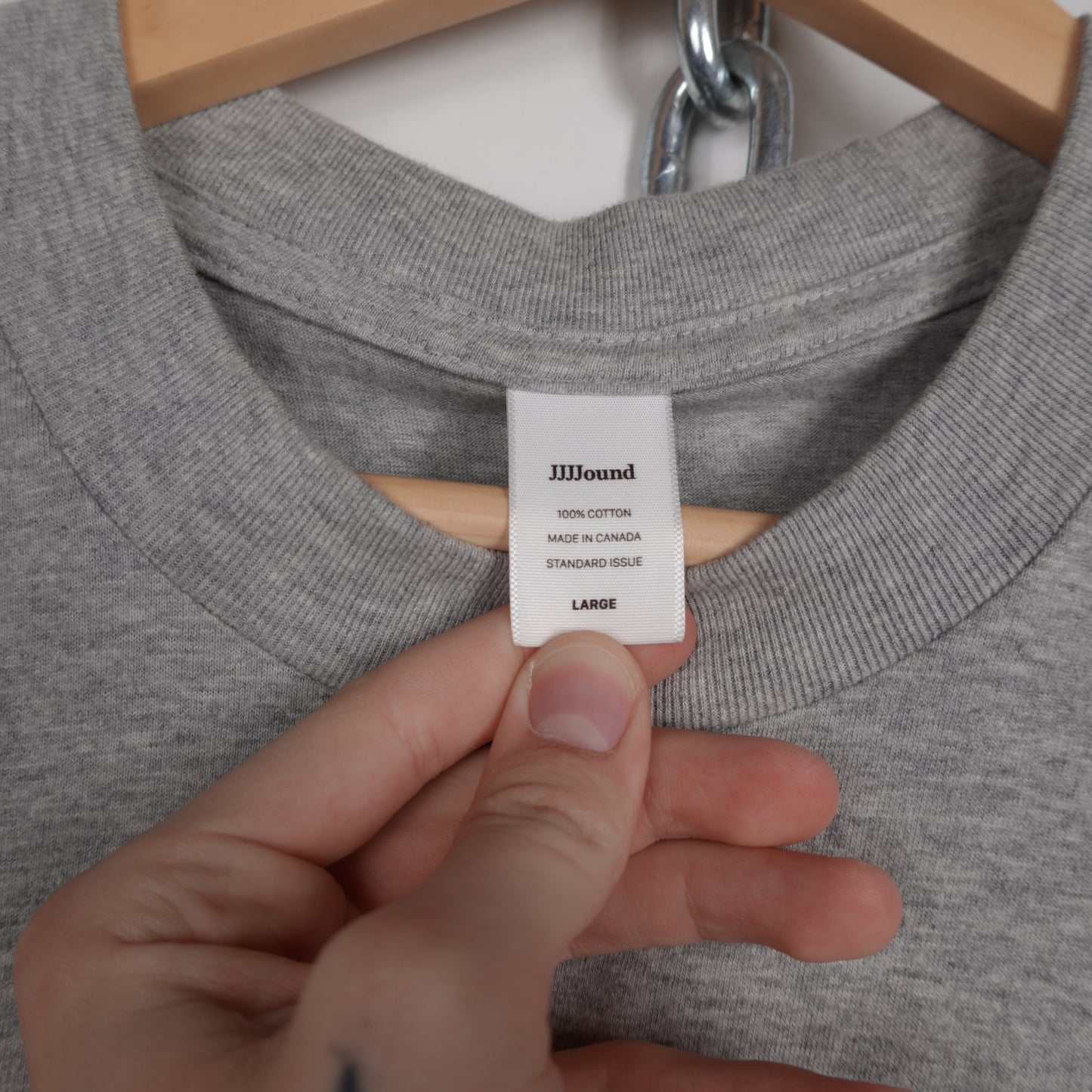 JJJJound Grey Blank - Size L