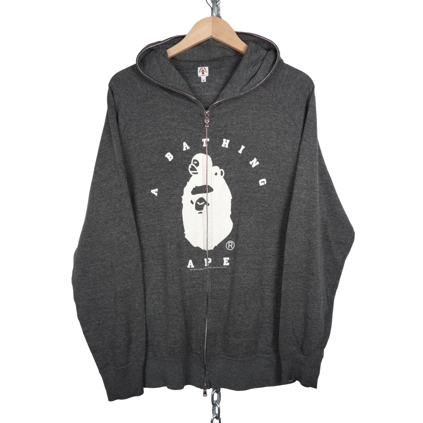 2006 Bape Baby Milo Full Zip Hoodie - Size L