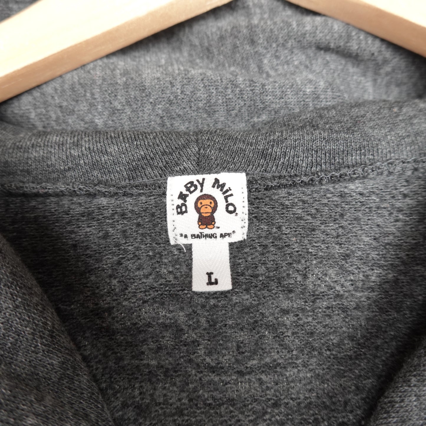 2006 Bape Baby Milo Full Zip Hoodie - Size L
