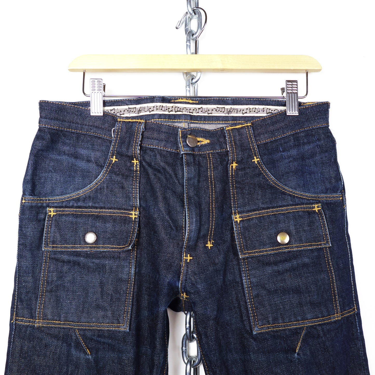 FW08 Number (N)ine Cargo Bush Denim - Size 30