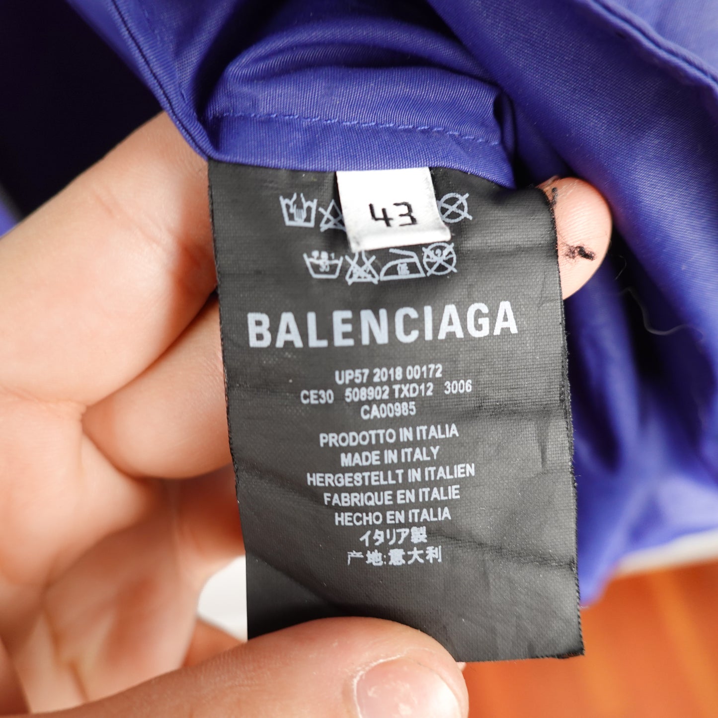 Balenciaga Oversized Windbreaker - Size 43