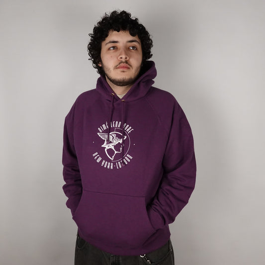 Aimé Leon Dore Greek Hoodie Purple