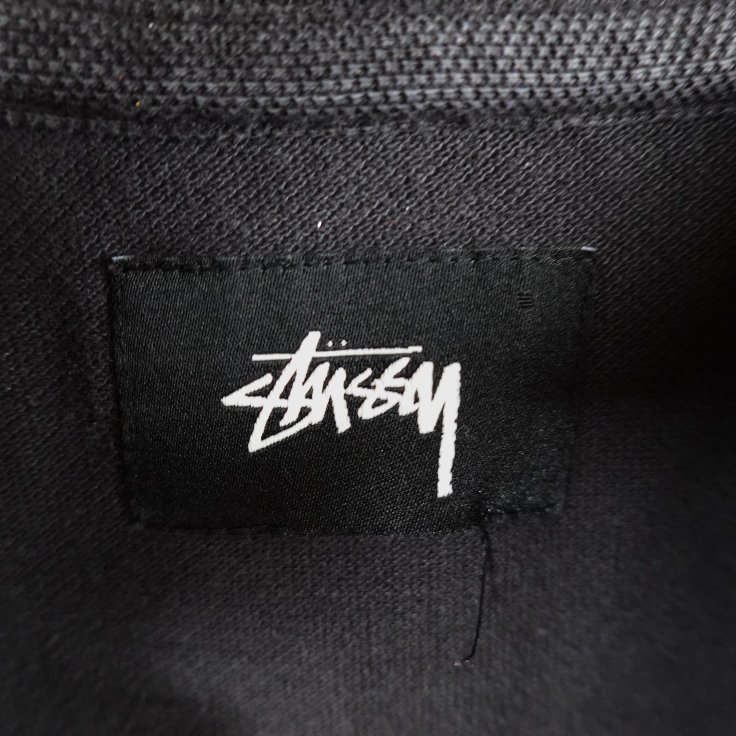 Stussy Zip Up Polo - Size M