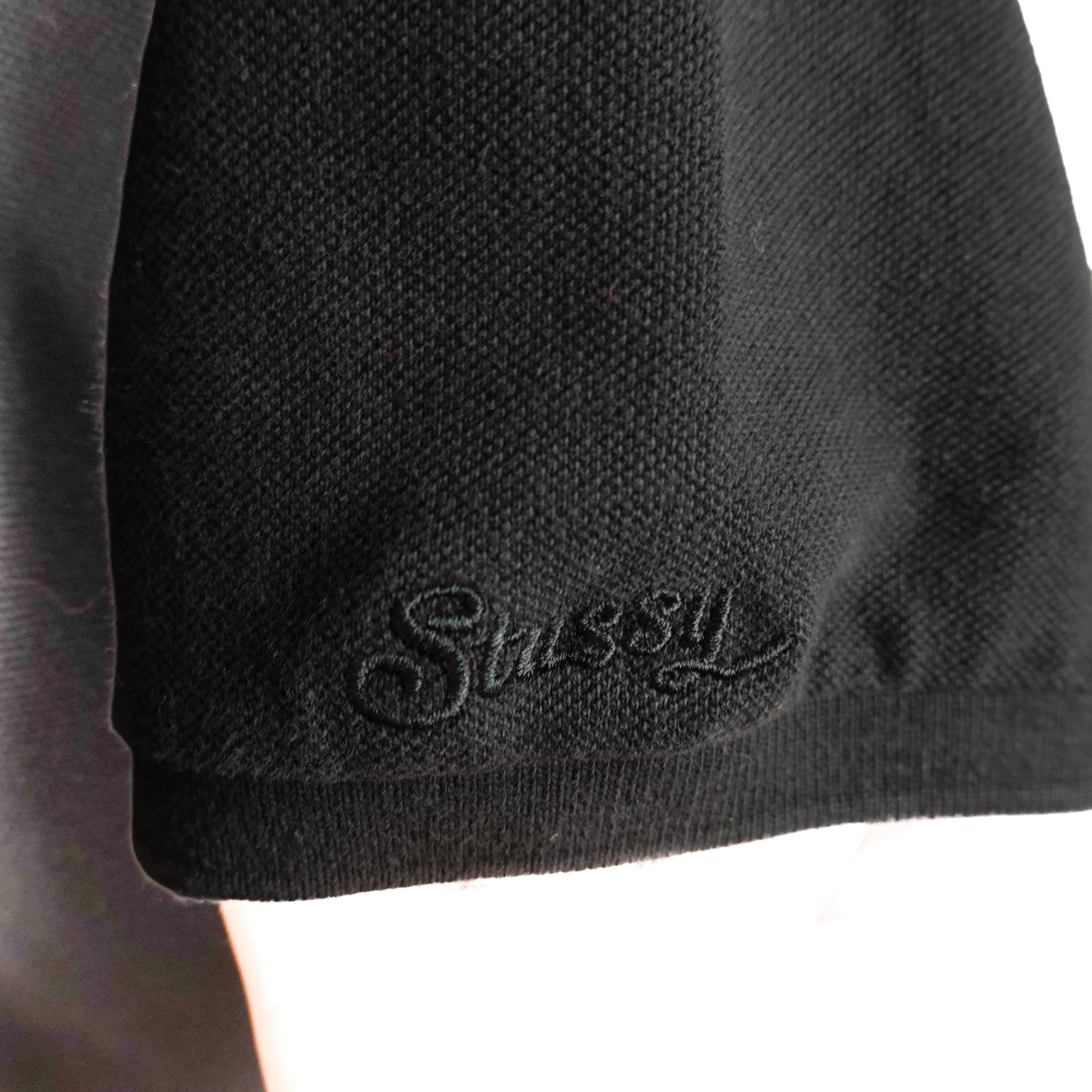 Stussy Zip Up Polo - Size M