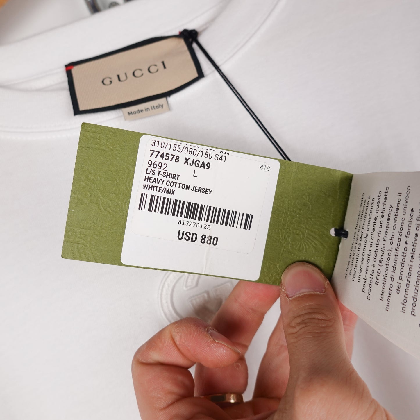 Gucci Long Sleeve Shirt - Size L