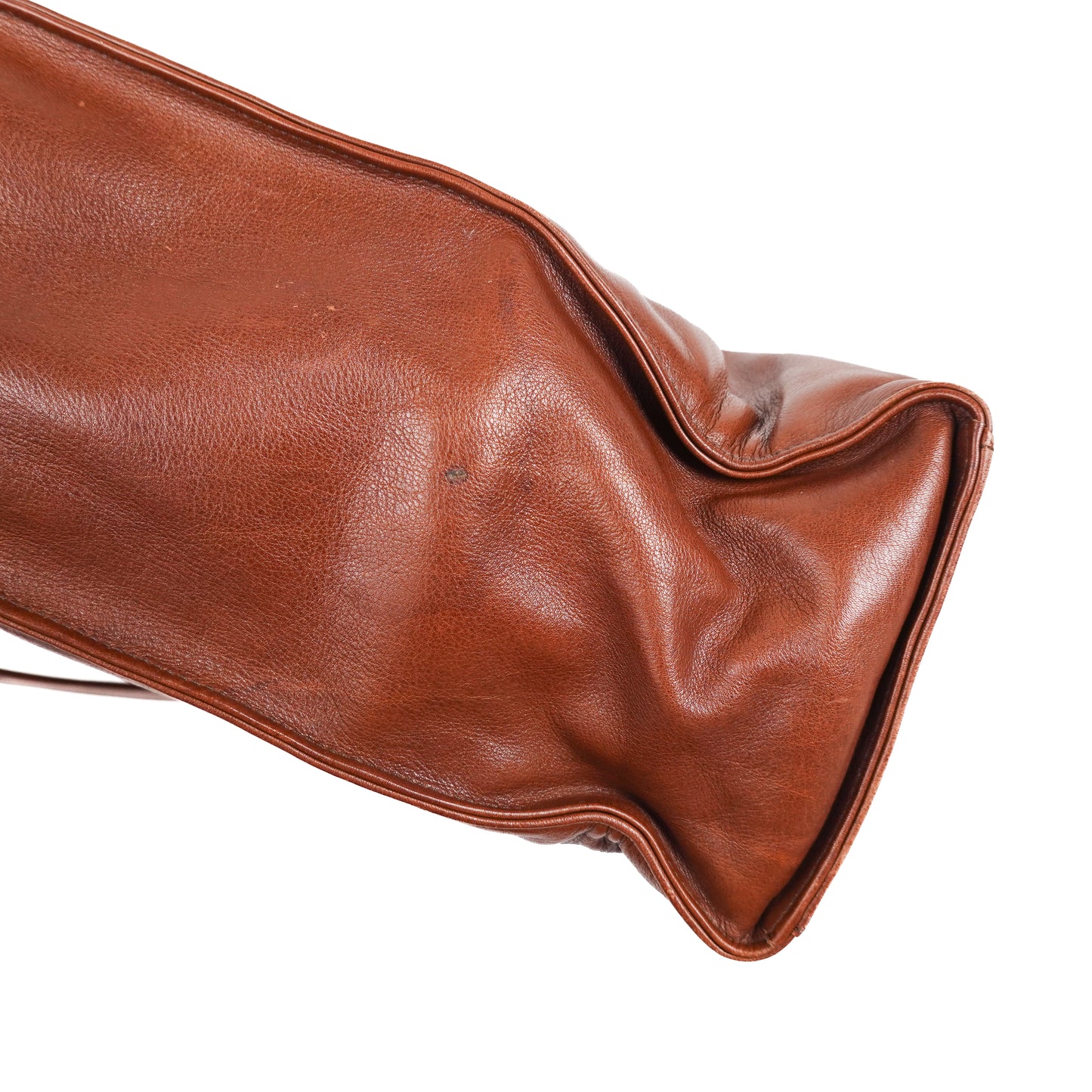 Vintage Chanel 3 Series Brown Lambskin XL CC Shopping Tote (1994–1996)