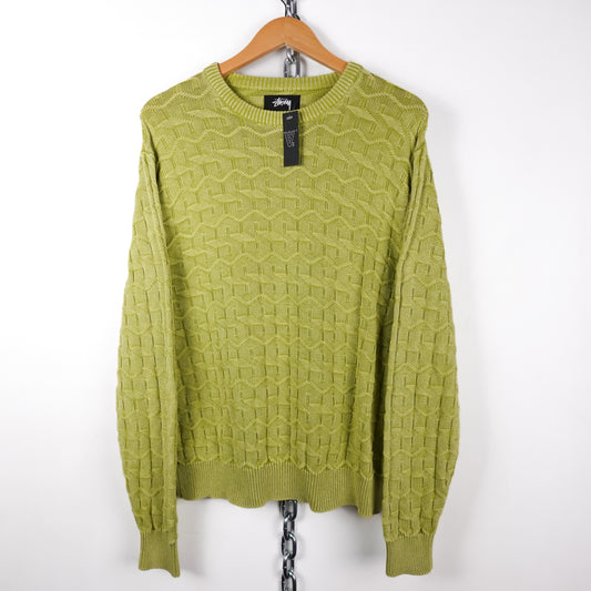 Stussy Strand Knit Sweater - Size M