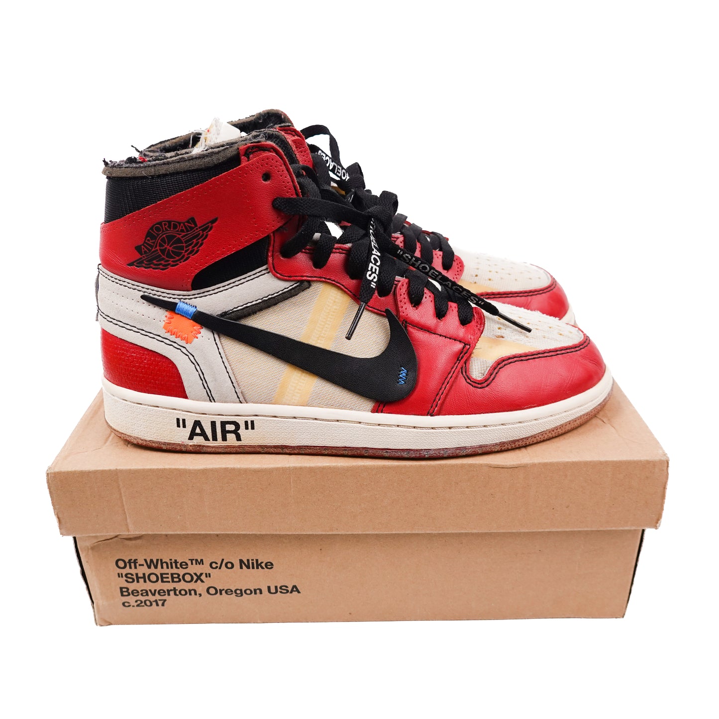 Off-White x Air Jordan 1 Retro High OG Chicago - Size 9