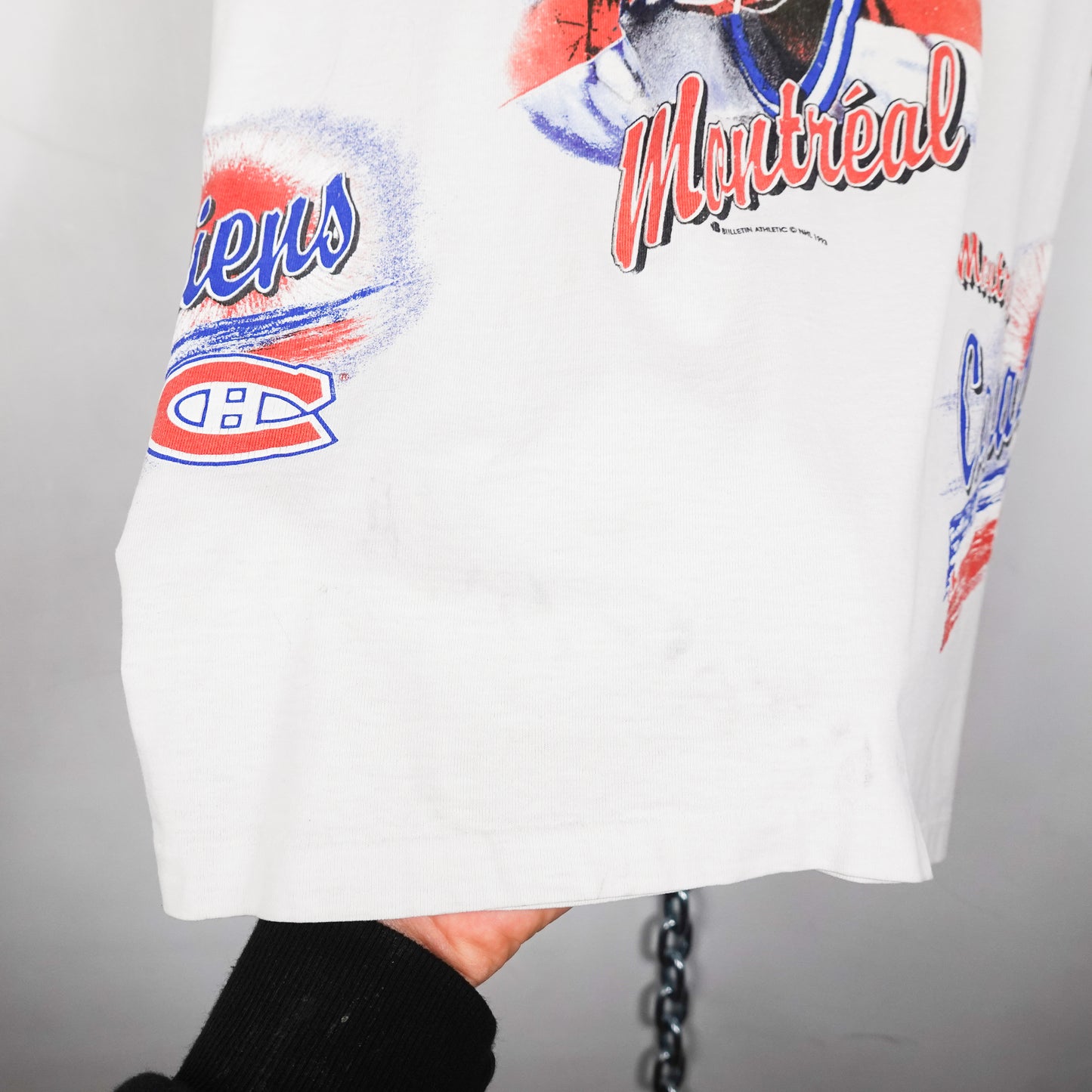 1993 Montreal Canadiens Goalie Tee - Size S