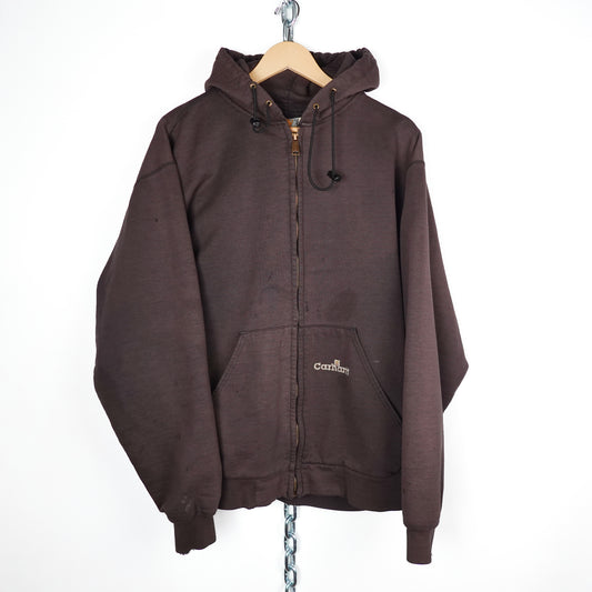 Vintage Carhartt Thermal Zip Hoodie - Size L
