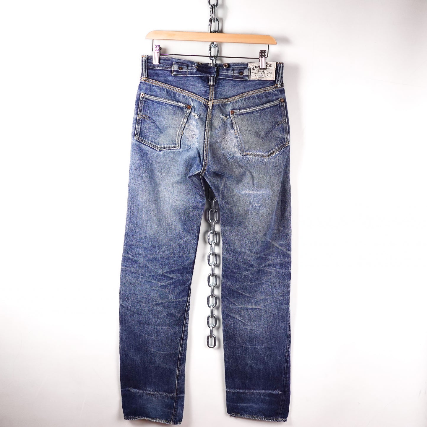 Viapiana Distressed Selvegde Denim - Size 30