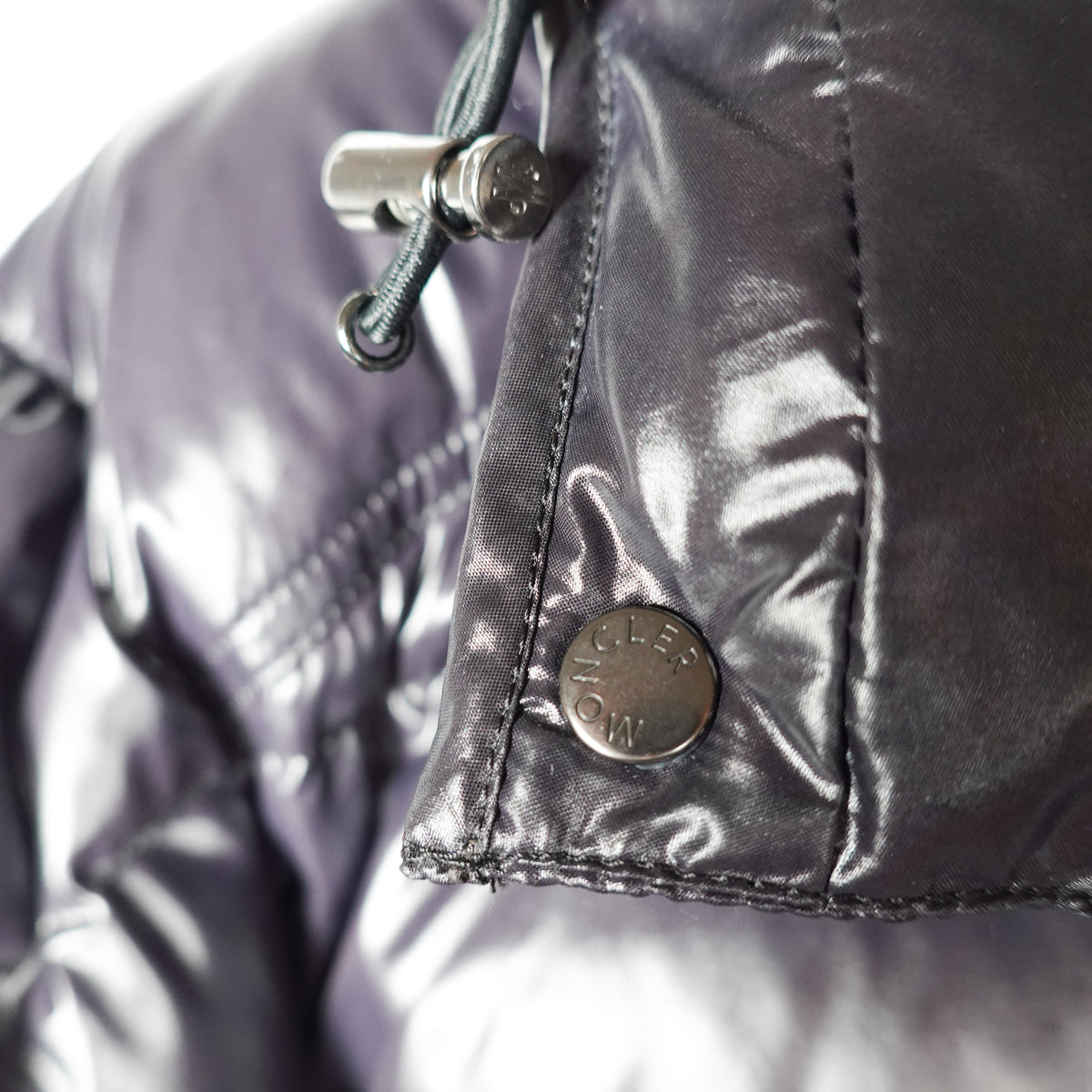 Moncler Maya Hooded Short Down Jacket - Size 4