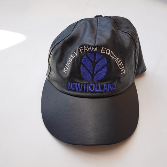 Vintage New Holland Leather Hat