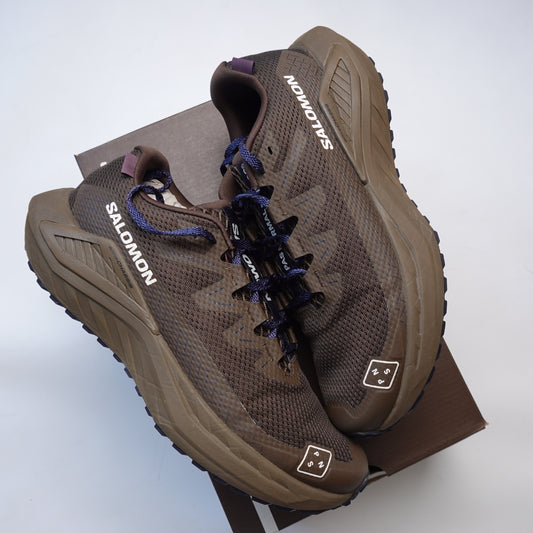 Salomon Pas DRX Defy GRVL Brown Sneaker - Size 10