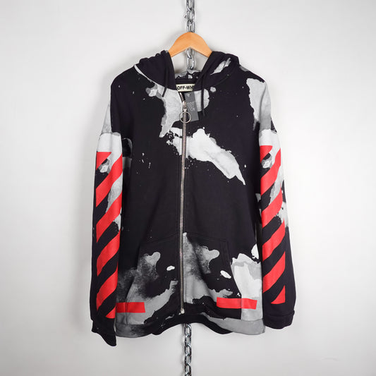 Off-White Oversized Liquid Spots Hoodie - Size S