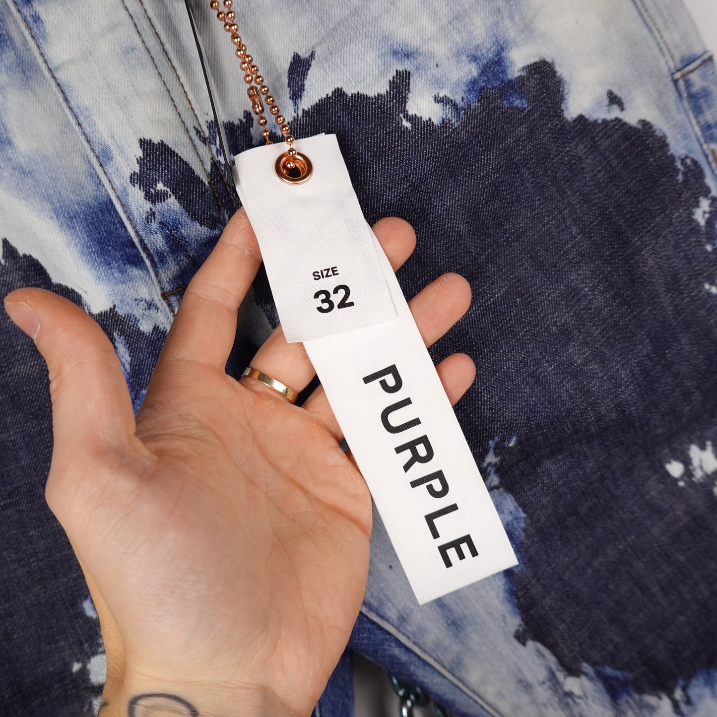 Purple Brand P002 Printed Jeans - Size 32