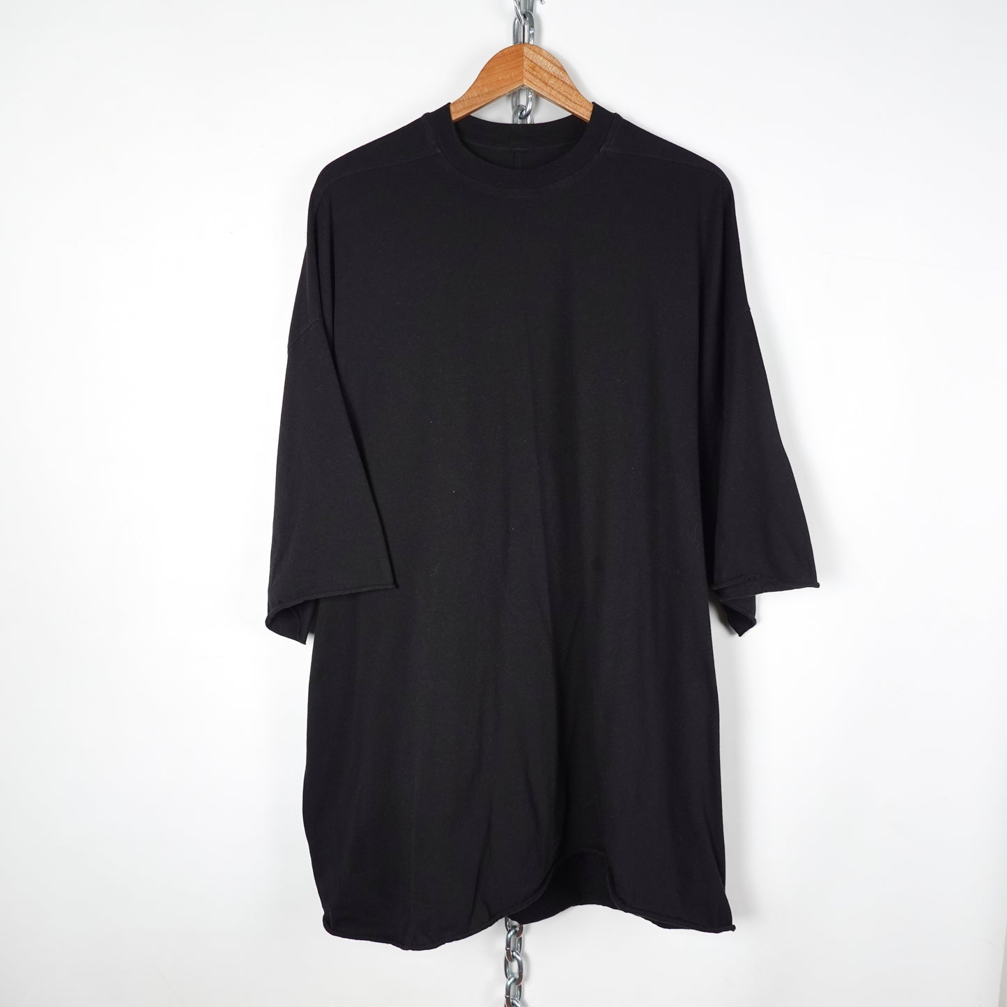Rick Owens FW 21 Gethsemane Tee Black - One Size