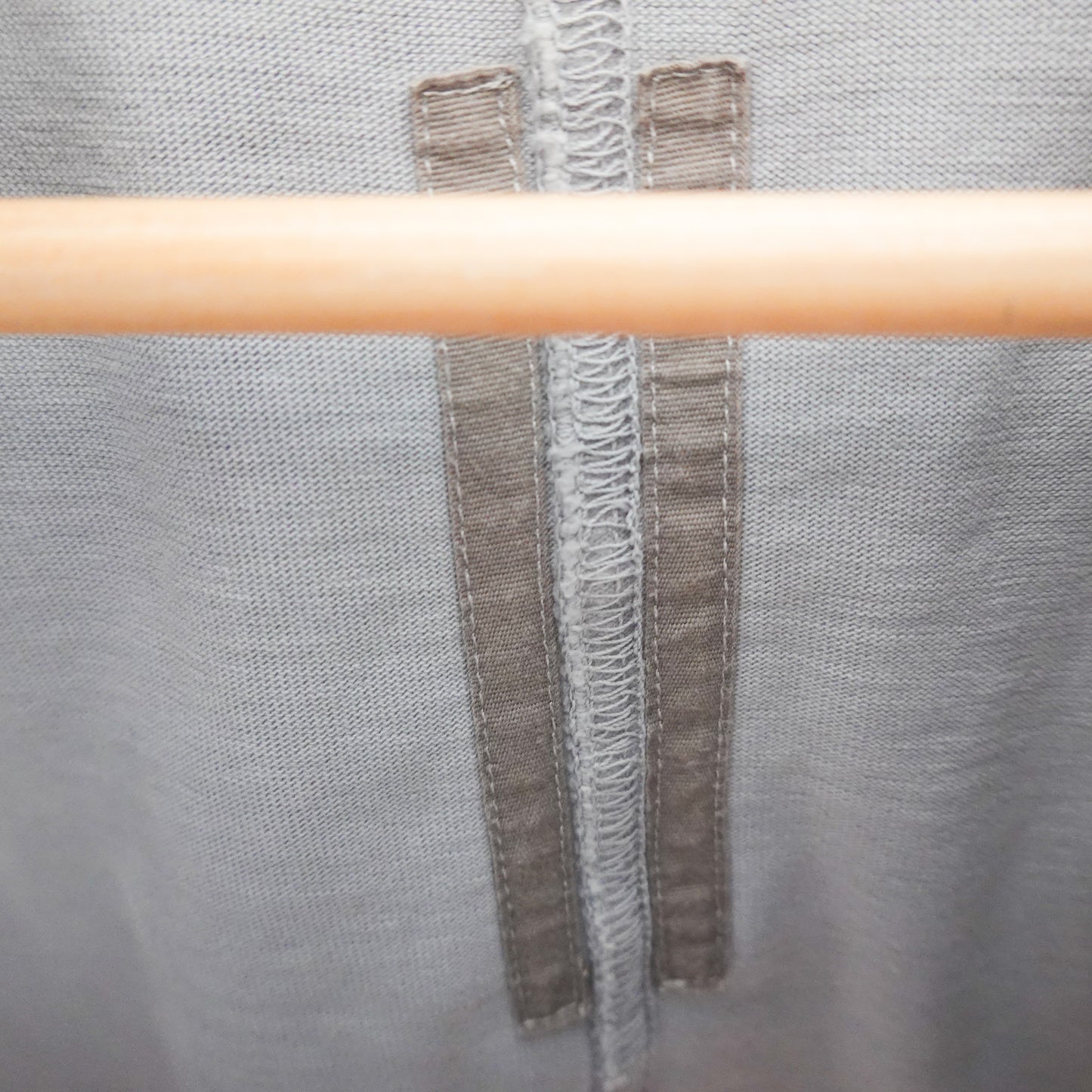 Rick Owens DRK SHDW Pullover Hoodie Stone Grey - Size L