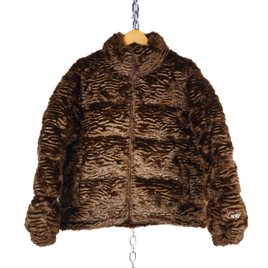 GOLF Feux Fur Down Jacket - Size S