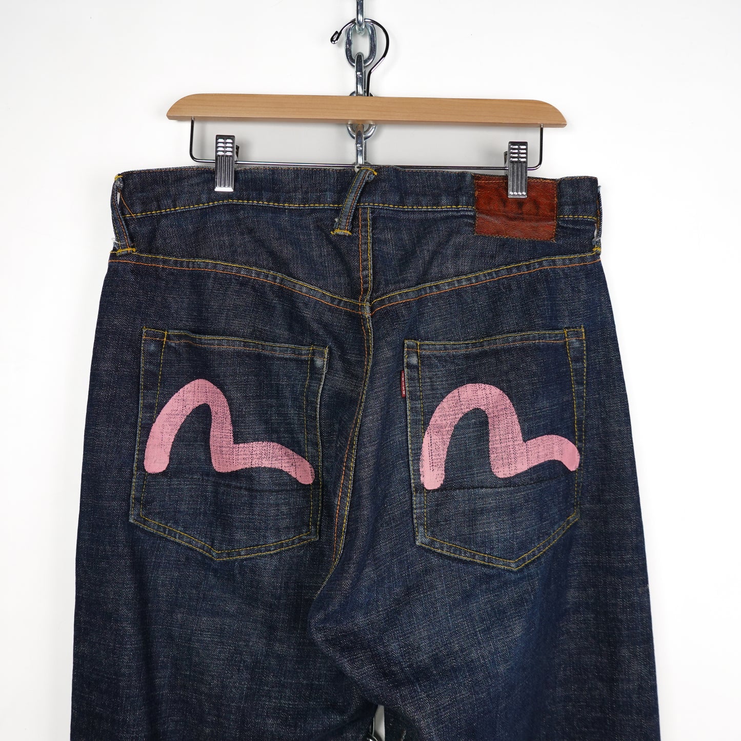 Evisu Pink Seagulls Jeans - Size 34