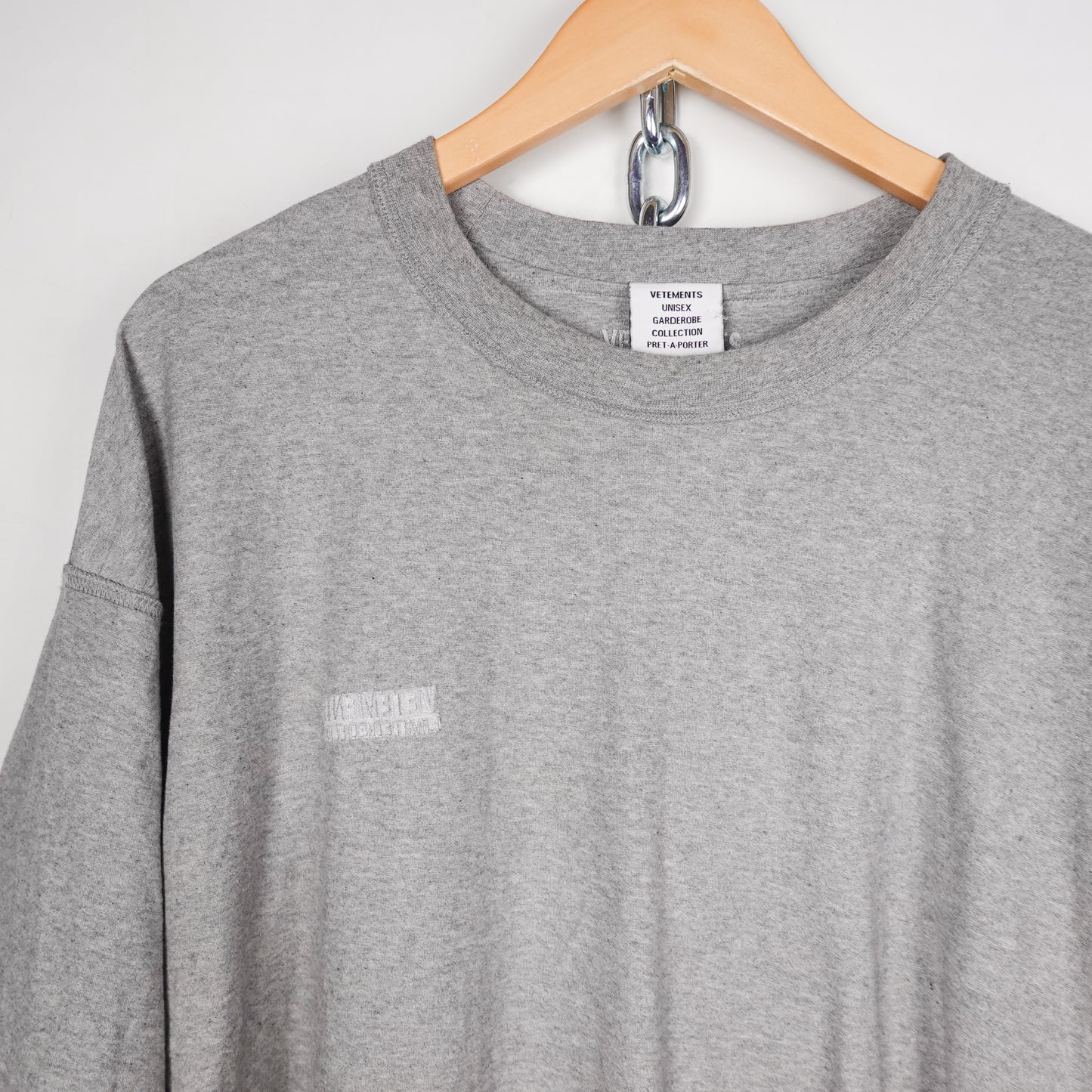 Vetements Inside Out Tee - Size XL