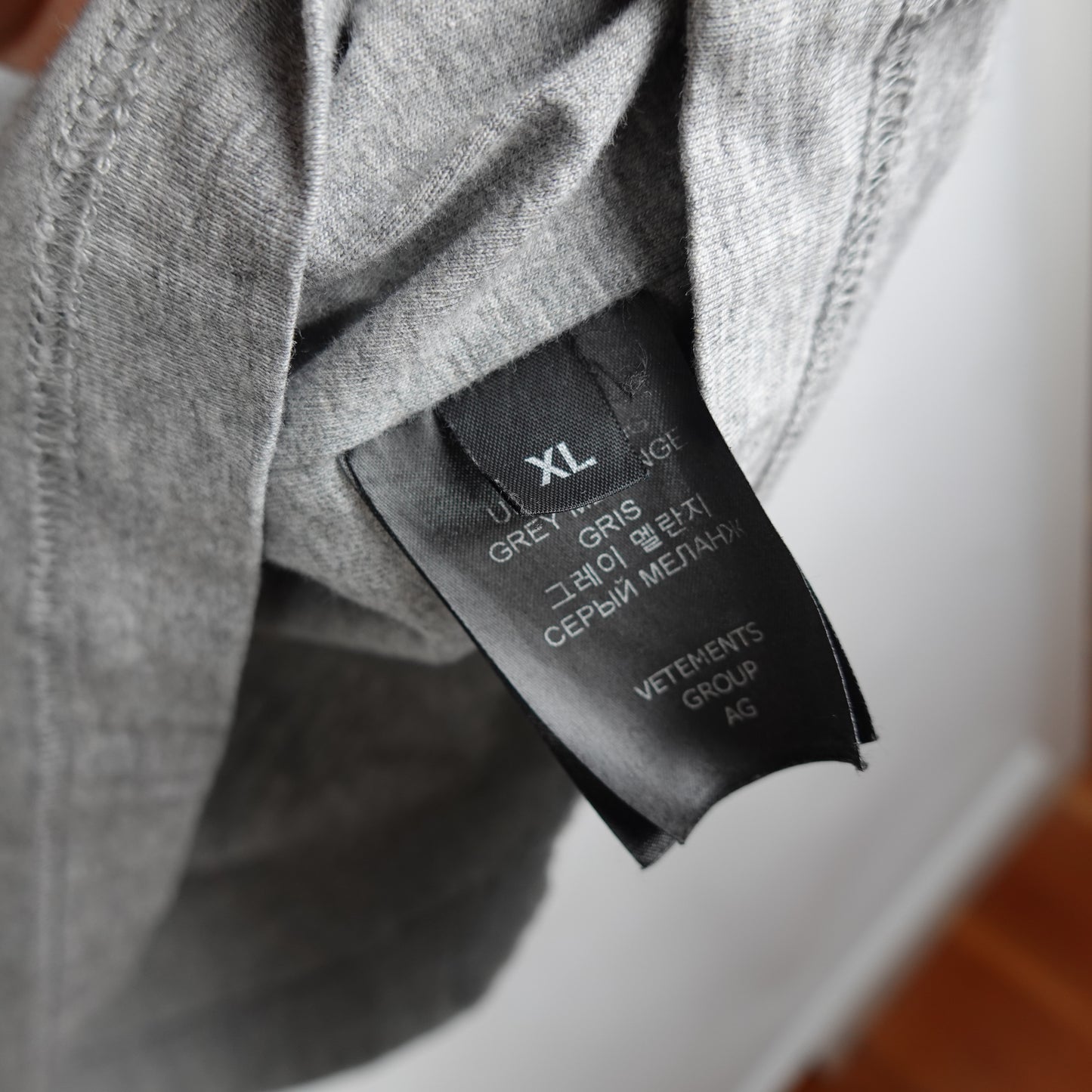 Vetements Inside Out Tee - Size XL