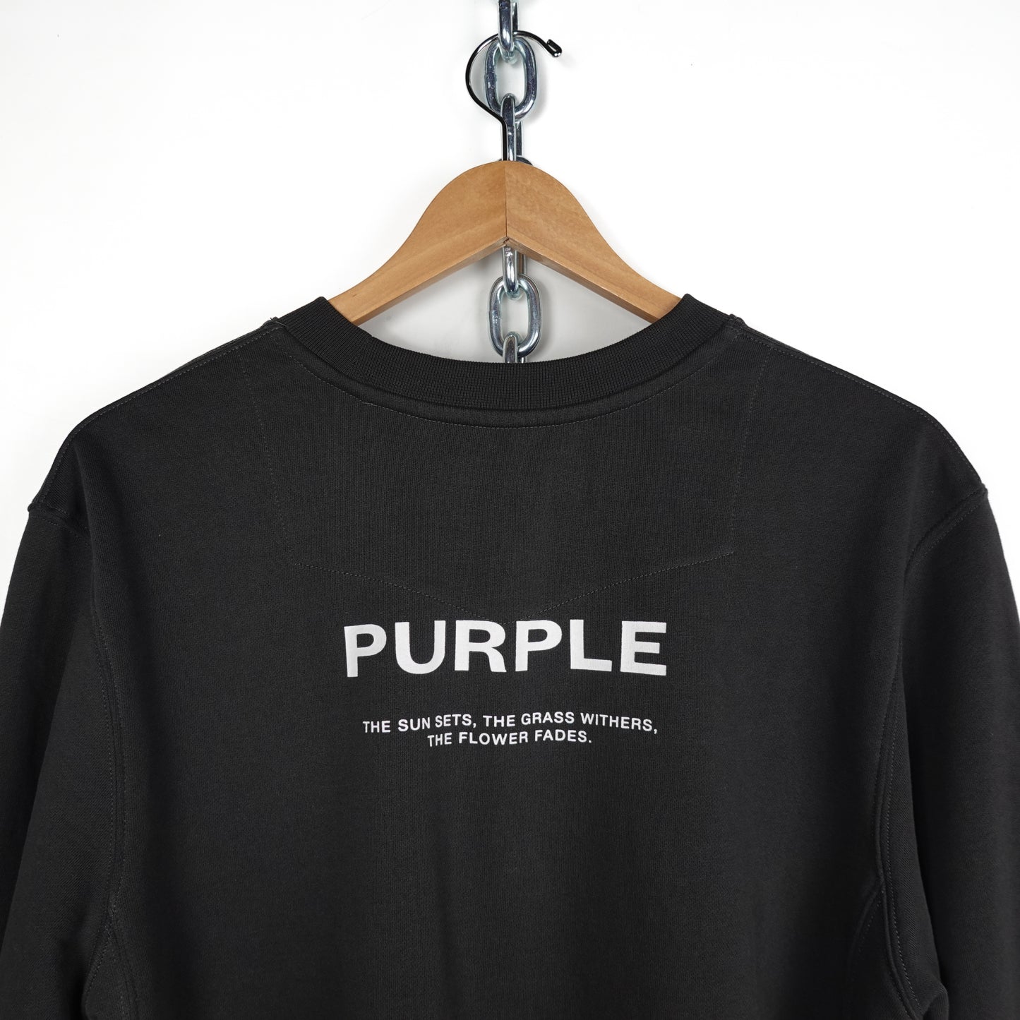Purple Brand Chain Crewneck - Size M