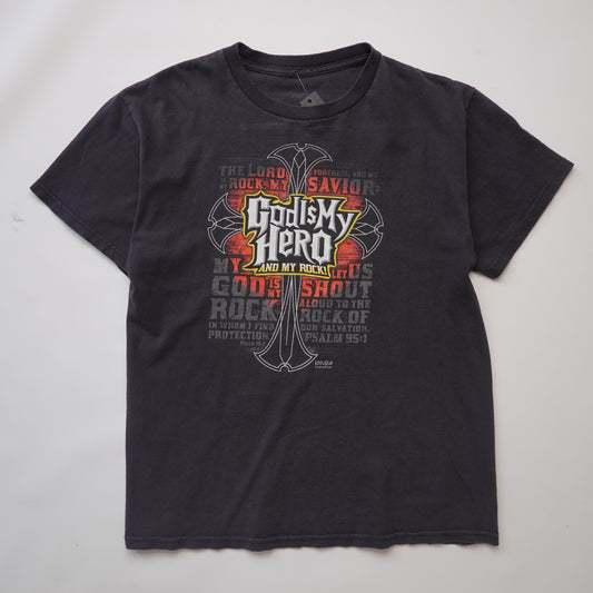 God is My Hero Tee - Size S
